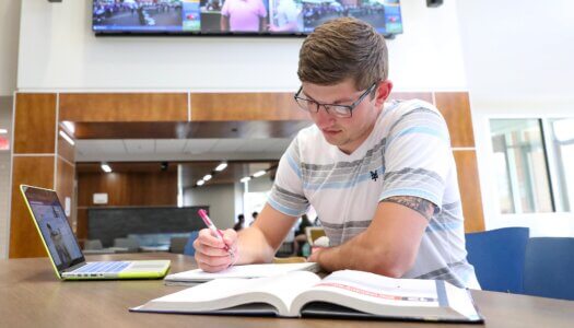 A new program called O.N.E. Loper allows freshmen and first-time students at UNK to take their entire first year of general studies courses online and remotely.