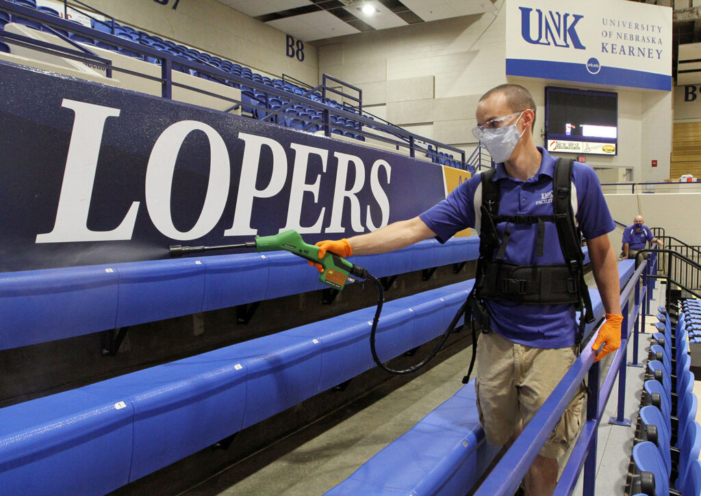 Face Masks Hand Sanitizer And Plastic Barriers All Part Of Unks