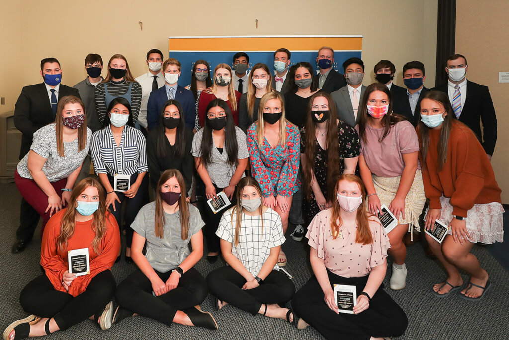 Order of Omega honor society adds 29 members for 202122 UNK News