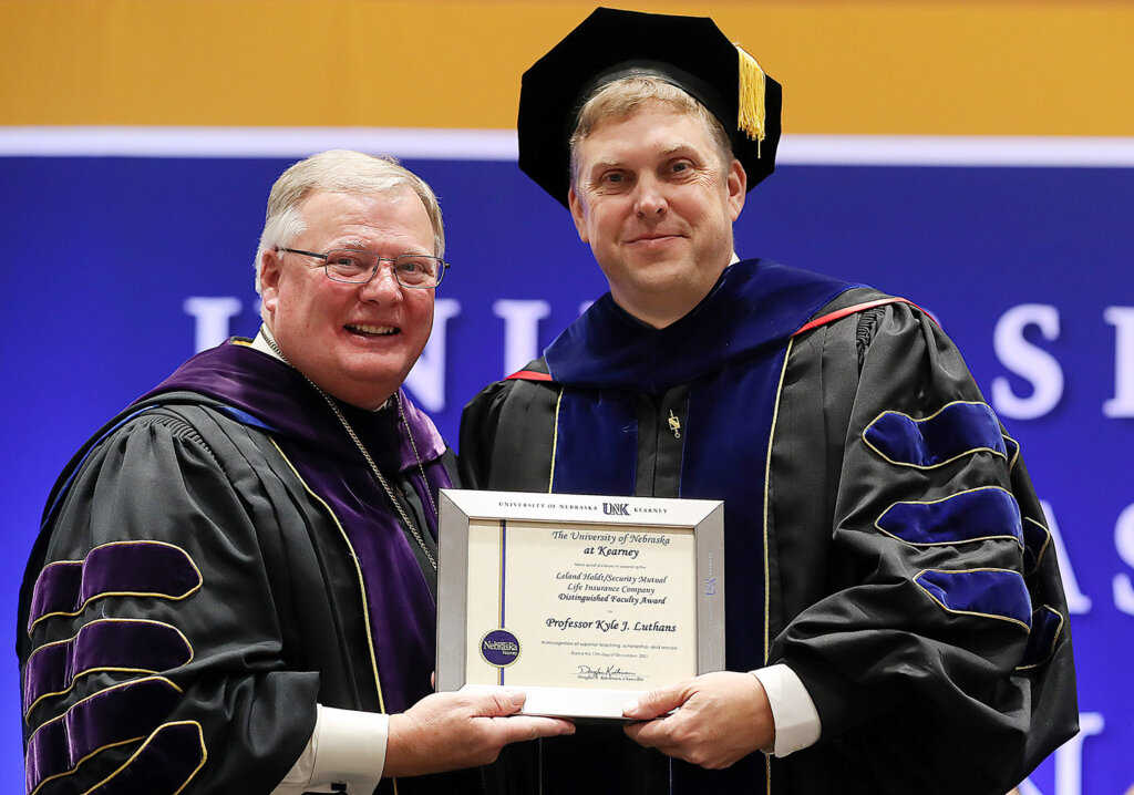 ‘Best Of The Best’: Kyle Luthans Receives UNK’s Distinguished Faculty ...