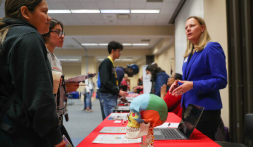 Hundreds of high schoolers learn about health care careers during UNK event