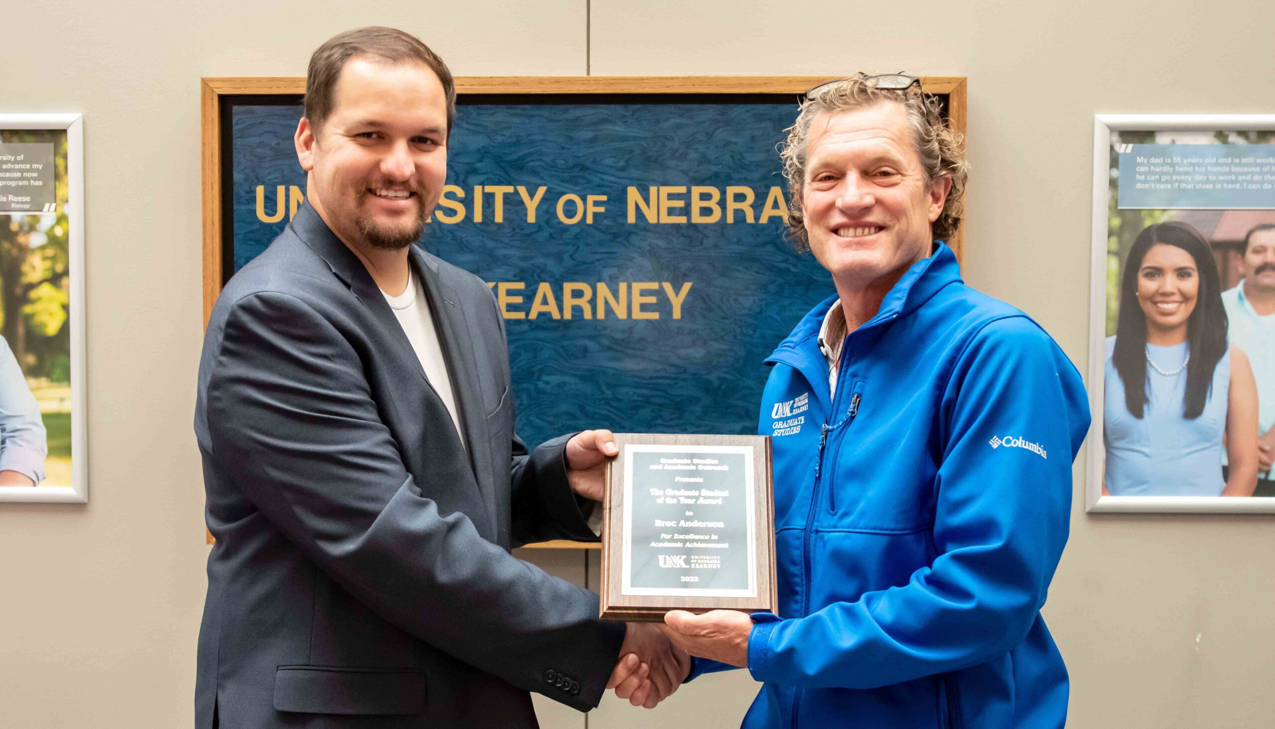 UNK Online student Broc Anderson named inaugural Graduate Student of the Year