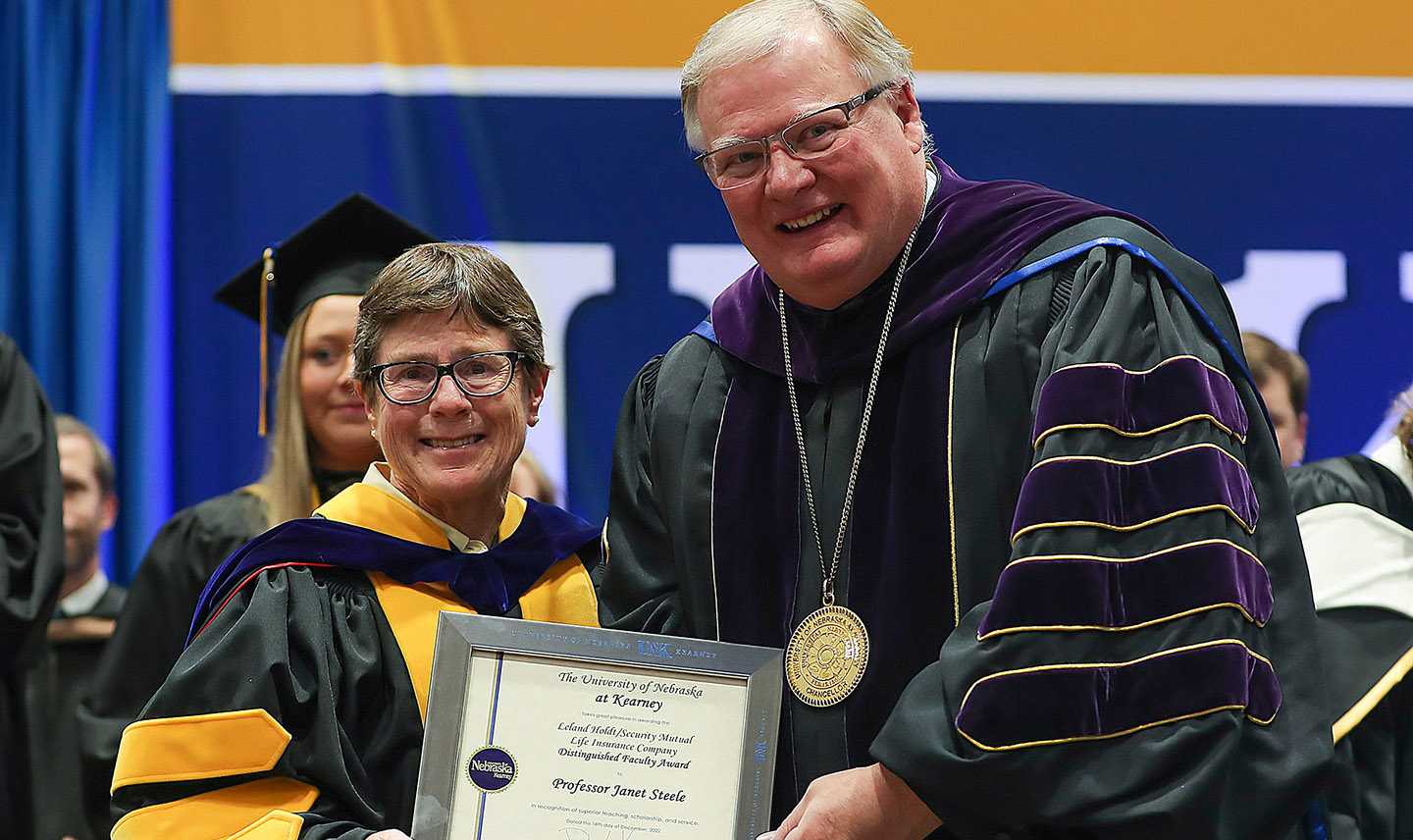 ‘One of the best’ Biology professor Steele receives UNK’s