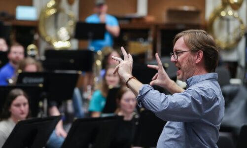 Ask an Antelope: Brian Alber shares passion for music education with UNK students