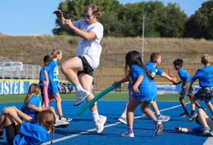 UNK students teach nutrition and physical activity to hundreds of area fourth graders at annual event