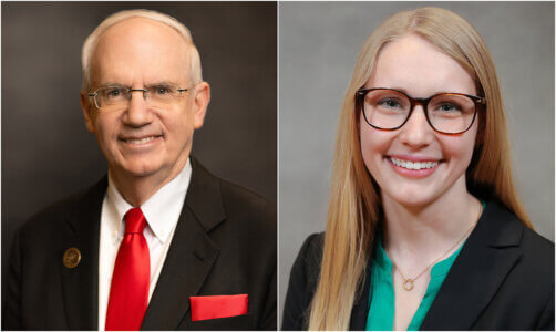 Jeffrey Gold, Emily Conrad speaking Friday at UNK’s winter commencement