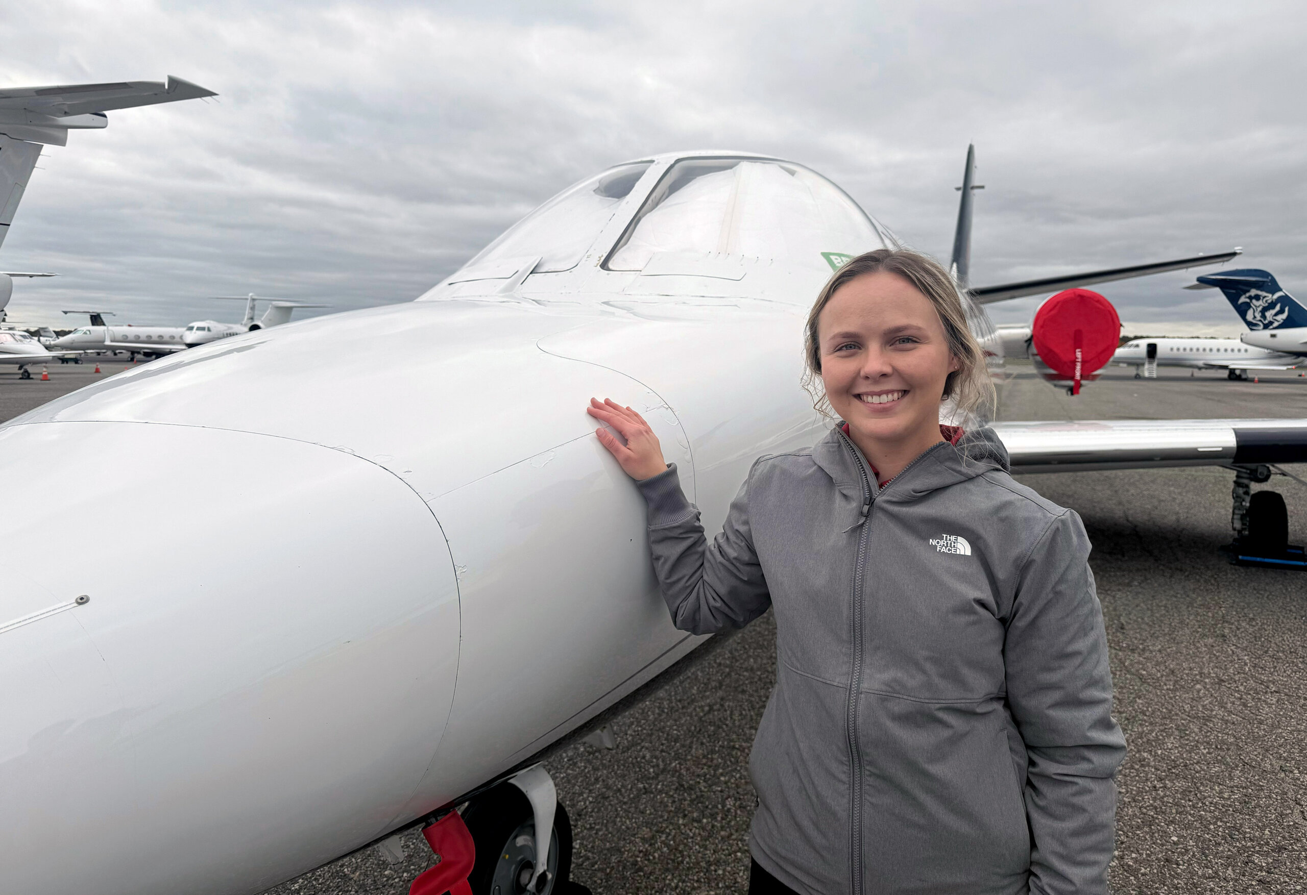 A Career Above the Clouds: UNK grad Emily Hartshorn finds adventure in aviation