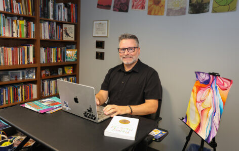 Teaching with Heart: UNK’s Christopher Strickland honored for excellence in art education