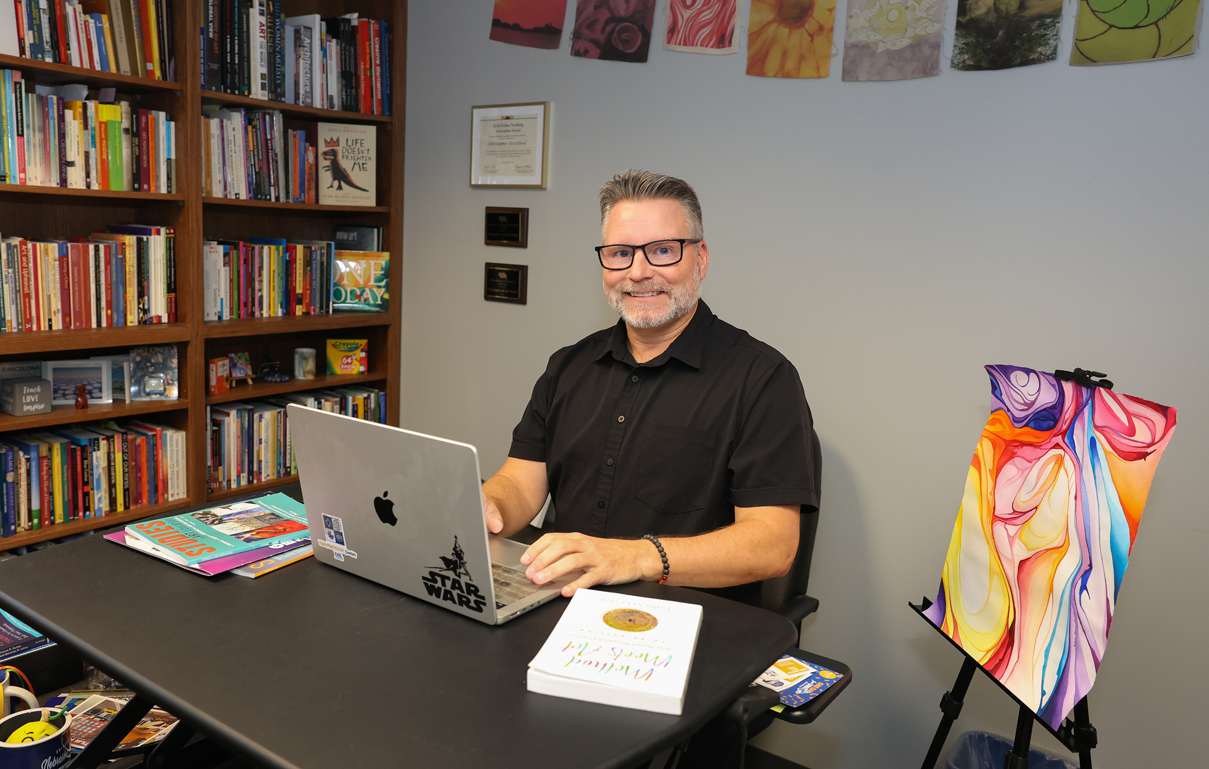 Teaching with Heart: UNK’s Christopher Strickland honored for excellence in art education
