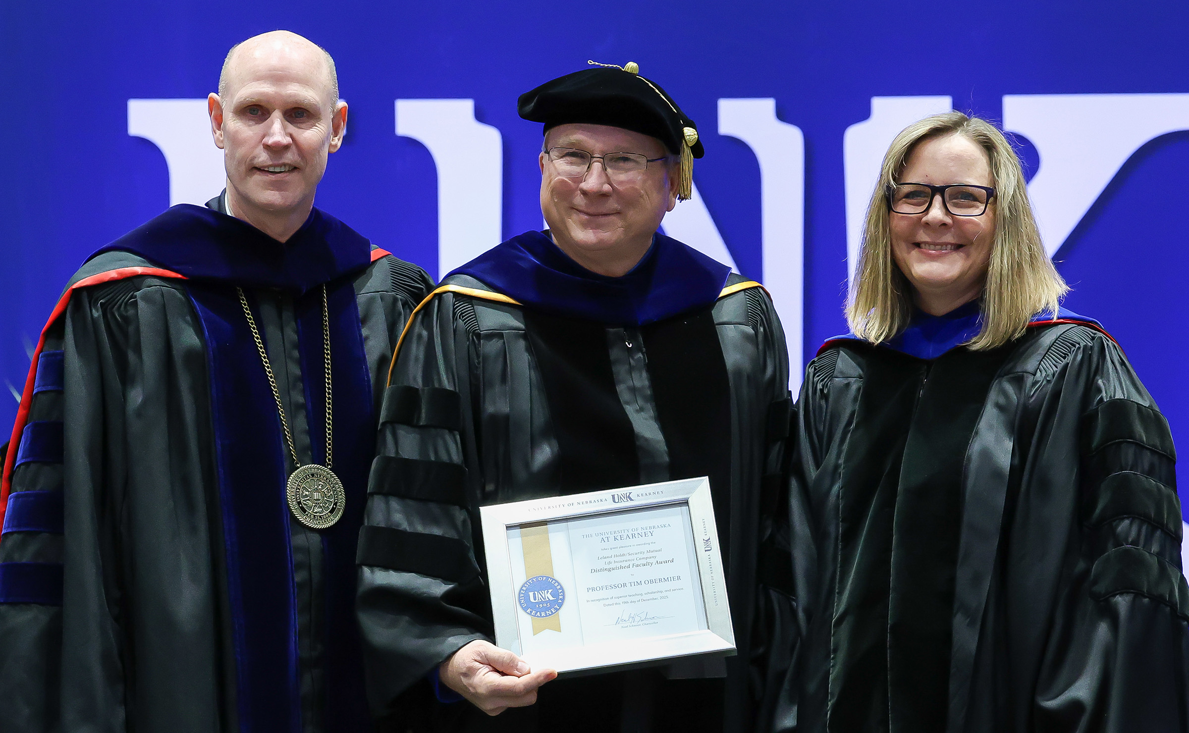 Educational Excellence: Tim Obermier recognized with UNK’s Distinguished Faculty Award