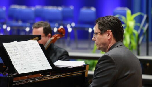 UNK faculty perform during the investiture.