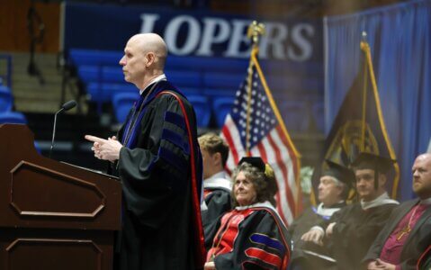 Investiture ceremony celebrates Chancellor Schnoor’s leadership, UNK’s future