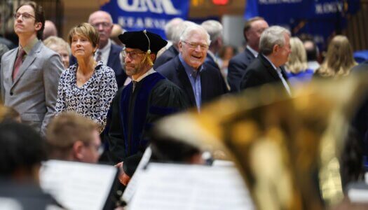 Jon Watts during the processional.