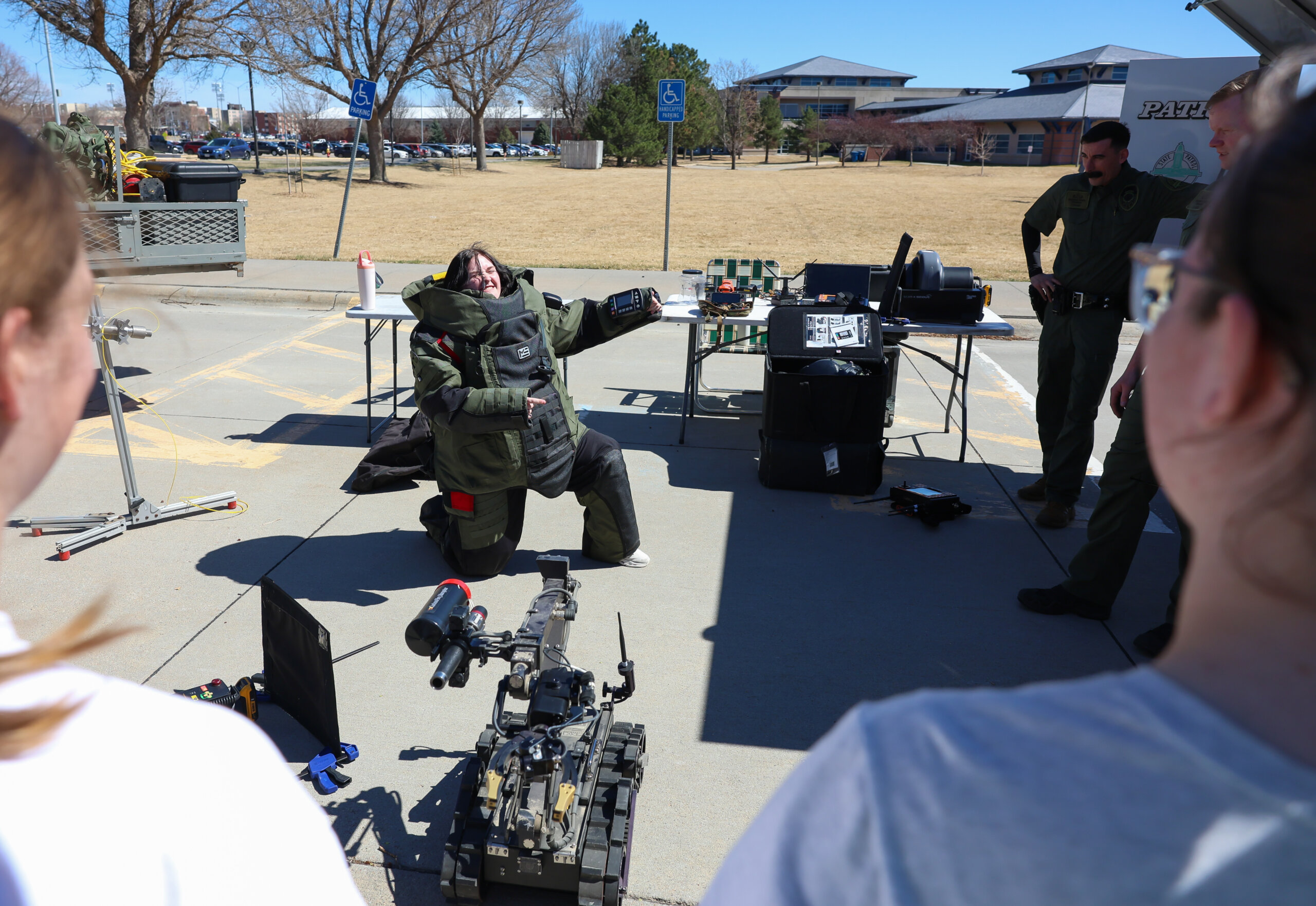 A NSP bomb demonstration.