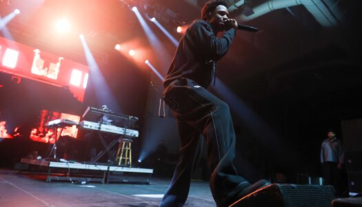 A Boogie Wit da Hoodie performs during the UNK spring concert.
