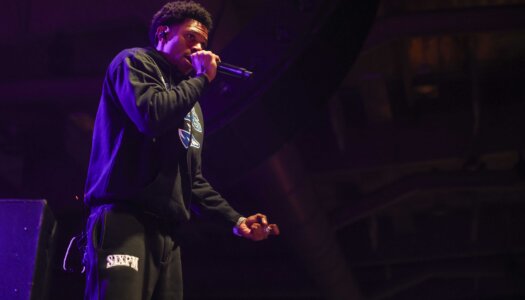 A Boogie Wit da Hoodie performs during the UNK spring concert.