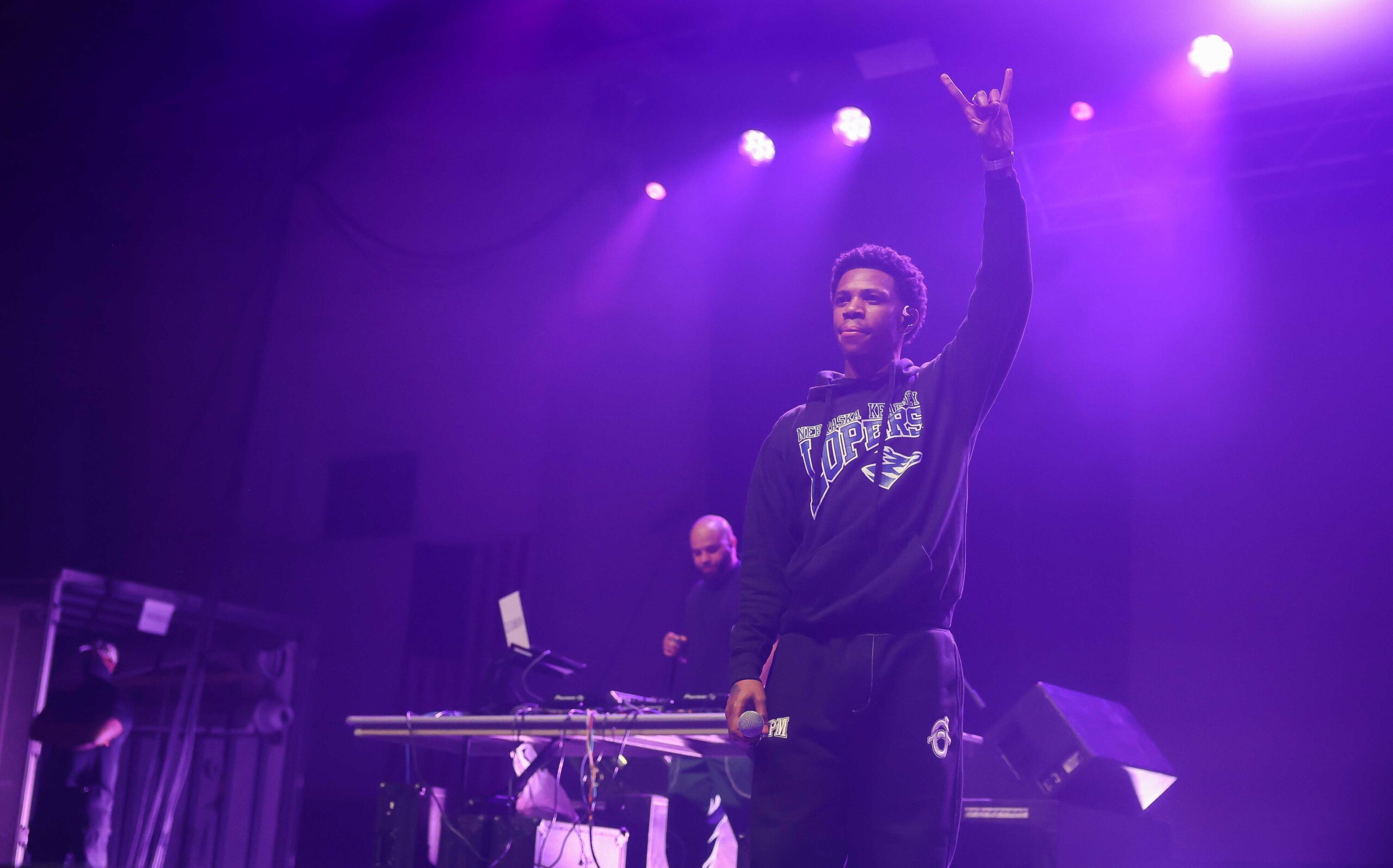 A Boogie Wit da Hoodie performs during the UNK spring concert.
