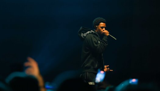 A Boogie Wit da Hoodie performs during the UNK spring concert.