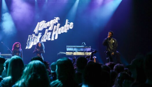 A Boogie Wit da Hoodie performs during the UNK spring concert.
