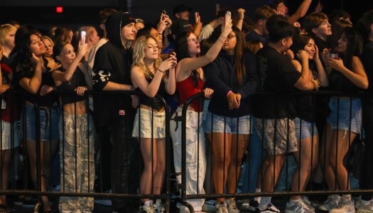 The UNK spring concert crowd.