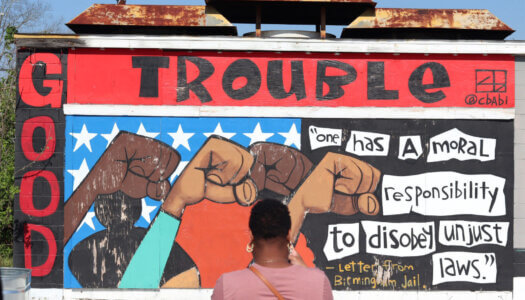 A mural in Selma.