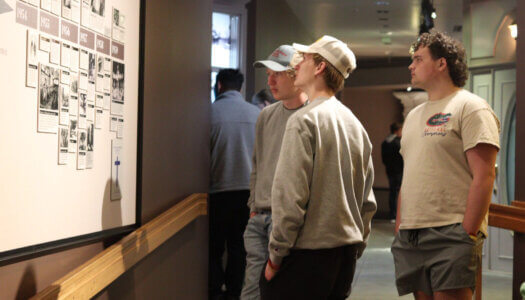 Students visit a civil rights museum.