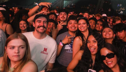 The UNK spring concert crowd.