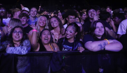 The UNK spring concert crowd.