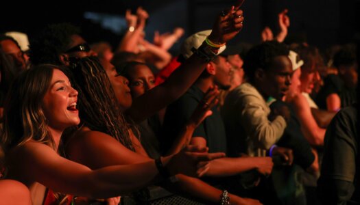 The UNK spring concert crowd.