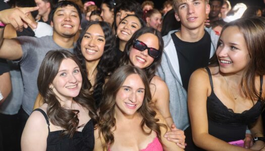 The UNK spring concert crowd.