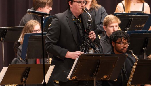 UNK's Jazz Band performed Monday night.