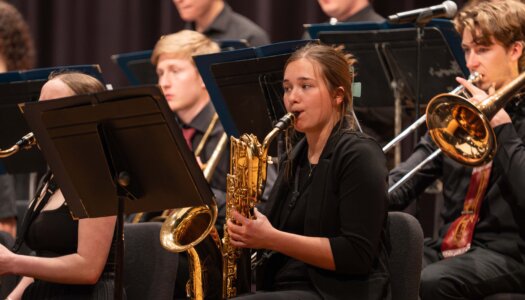 UNK's Jazz Band performed Monday night.