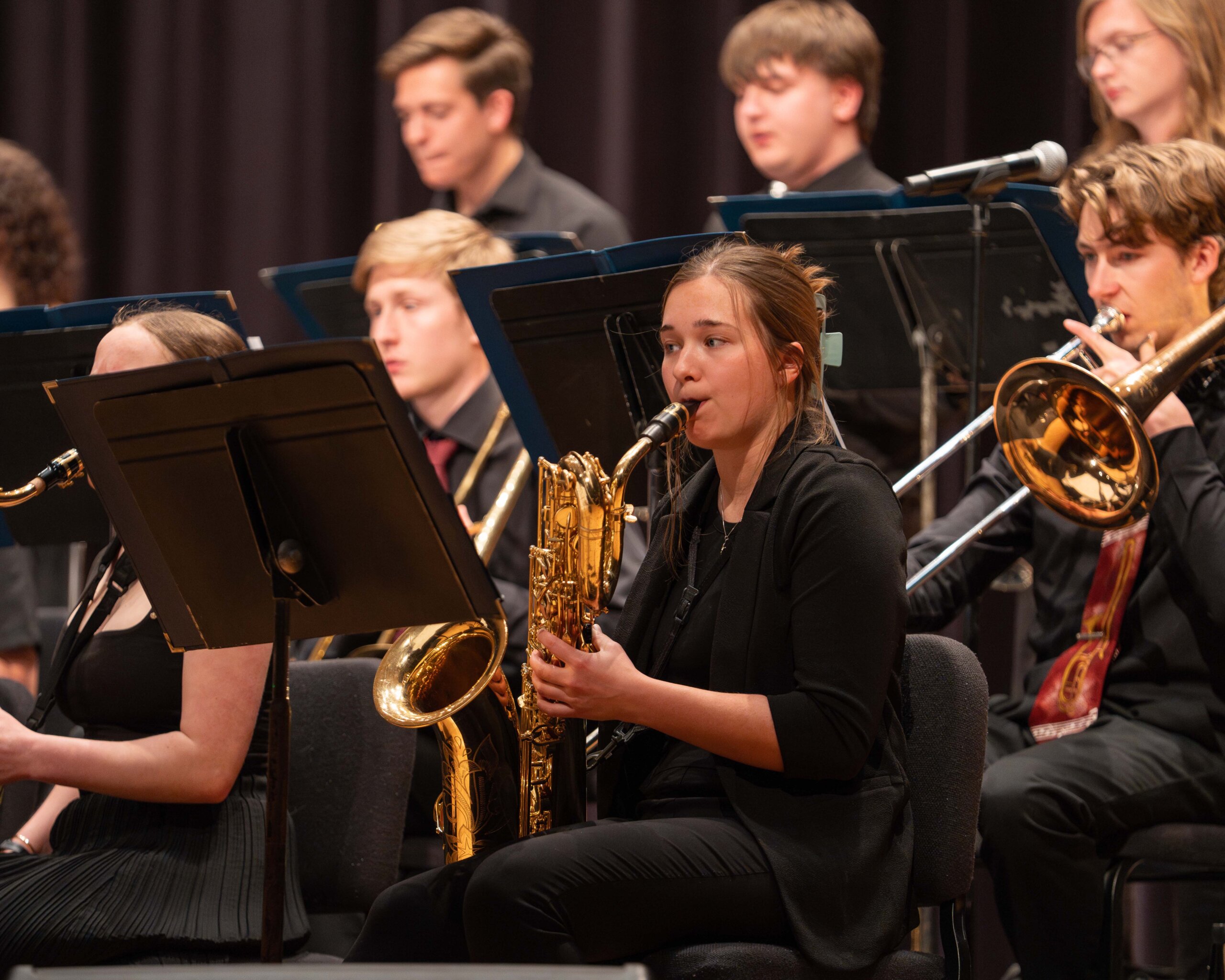 UNK's Jazz Band performed Monday night.