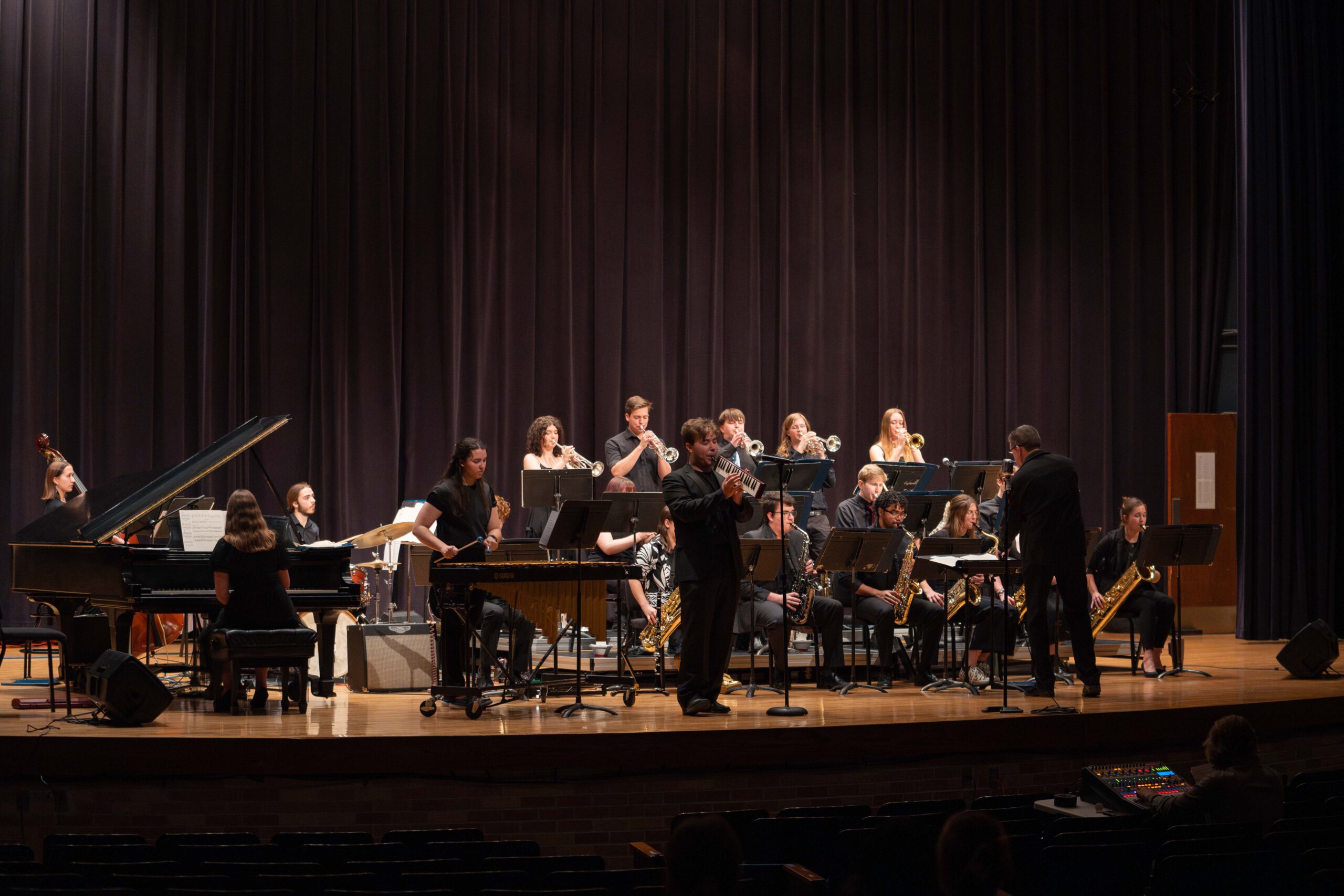 UNK's Jazz Band performed Monday night.