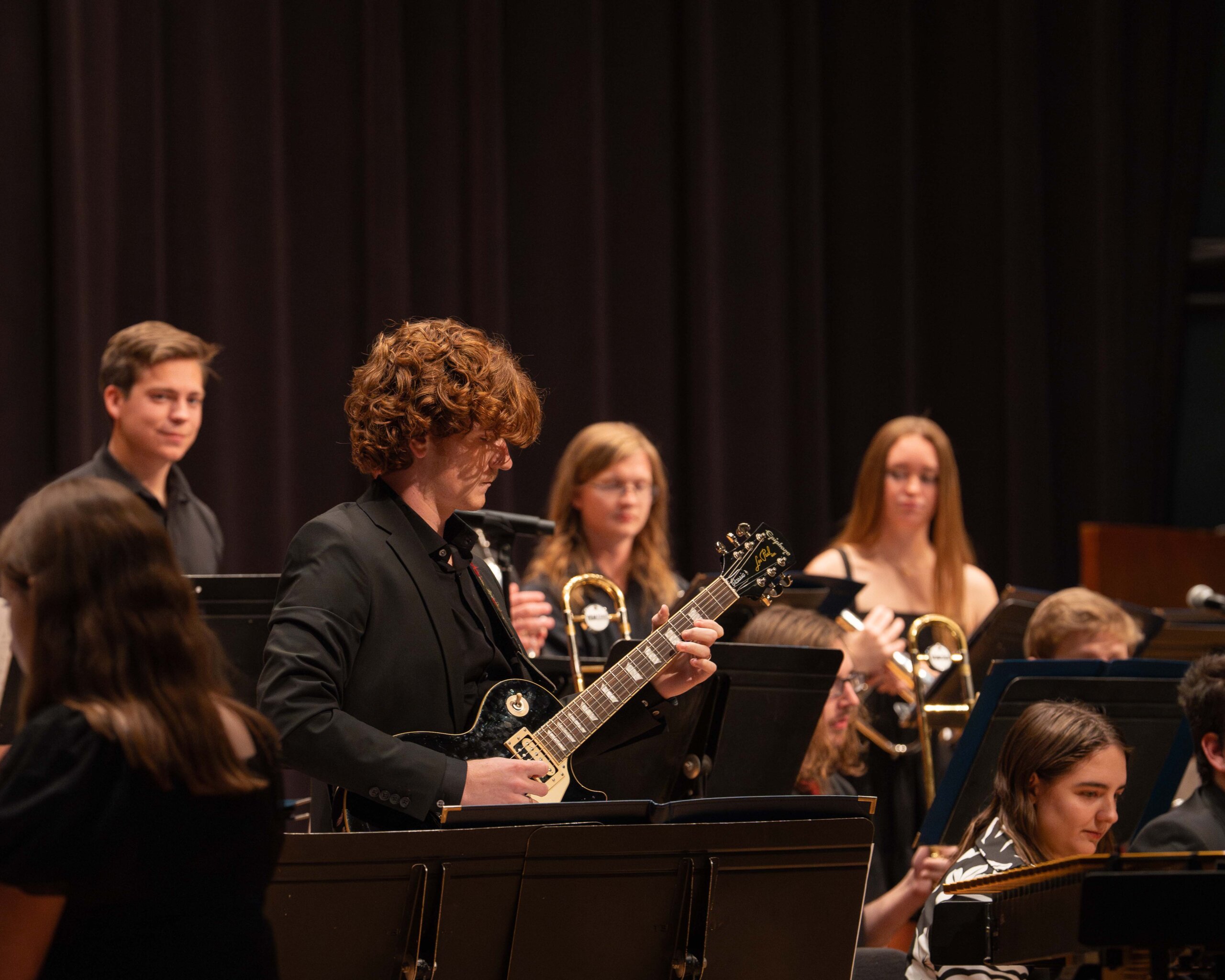 UNK's Jazz Band performed Monday night.