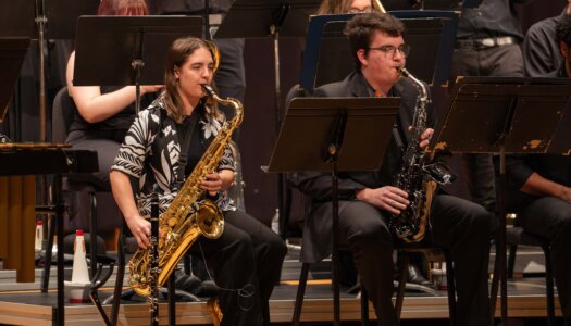 UNK's Jazz Band performed Monday night.