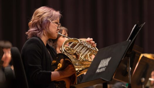 The UNK Wind Ensemble and Symphonic Band performed at a joint concert Wednesday night.