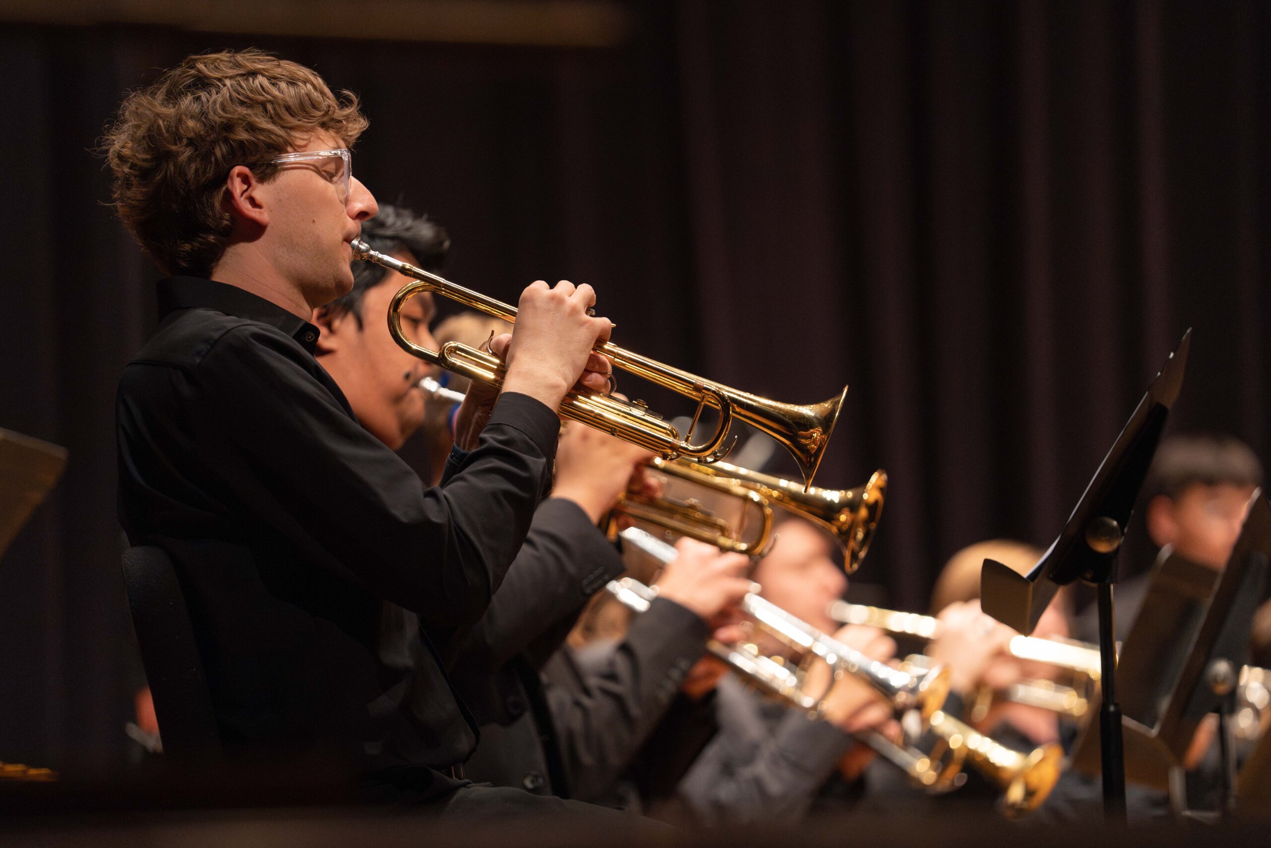 The UNK Wind Ensemble and Symphonic Band performed at a joint concert Wednesday night.