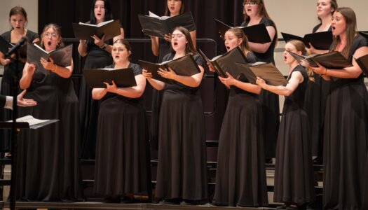 UNK choirs performed at a concert Thursday night.
