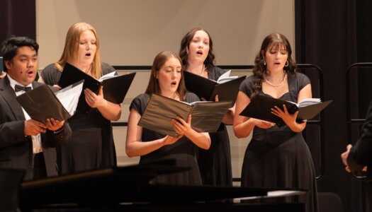 UNK choirs performed at a concert Thursday night.