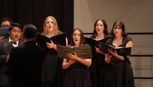 UNK choirs performed at a concert Thursday night.