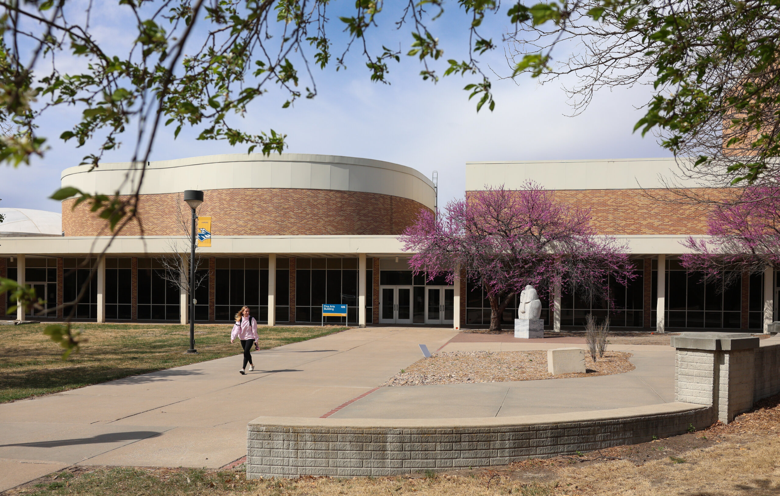 The exterior of the Fine Arts Building.