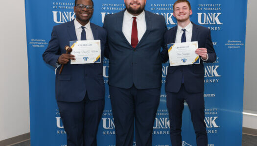 Student Government members pose for a photo.