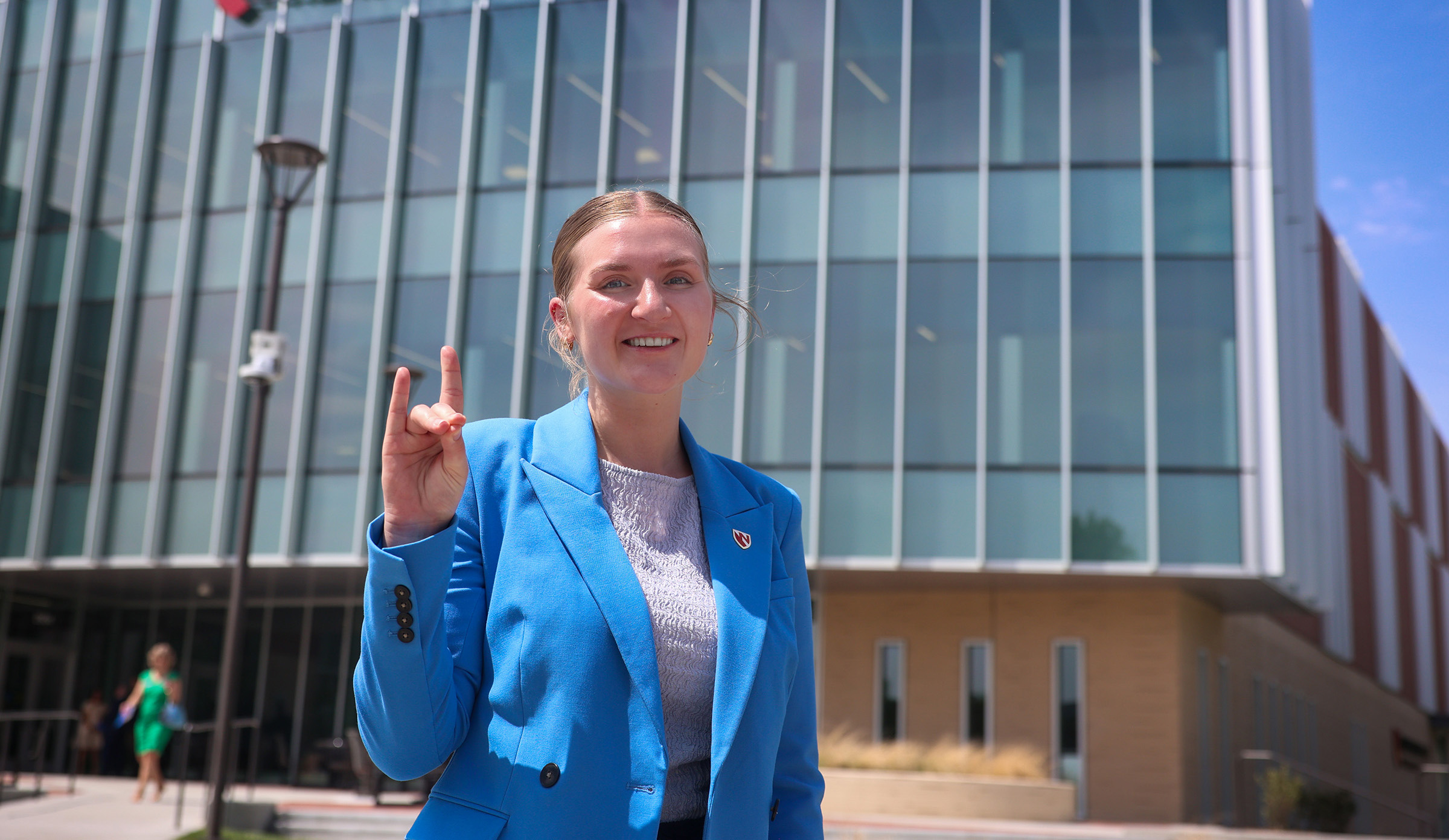 Back on UNK campus, Allie Daro expresses gratitude for rural health opportunities