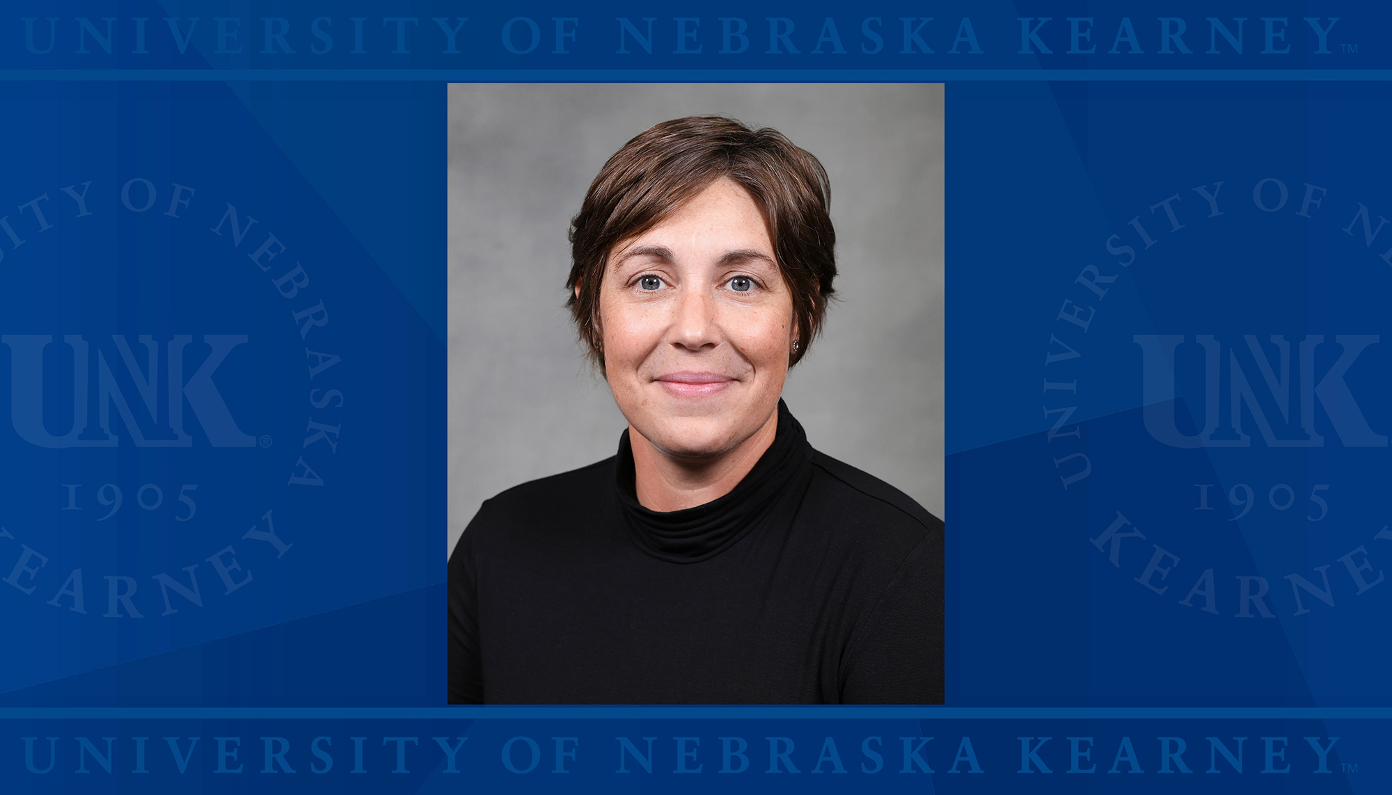 Jesslyn Hollar headshot over a UNK background