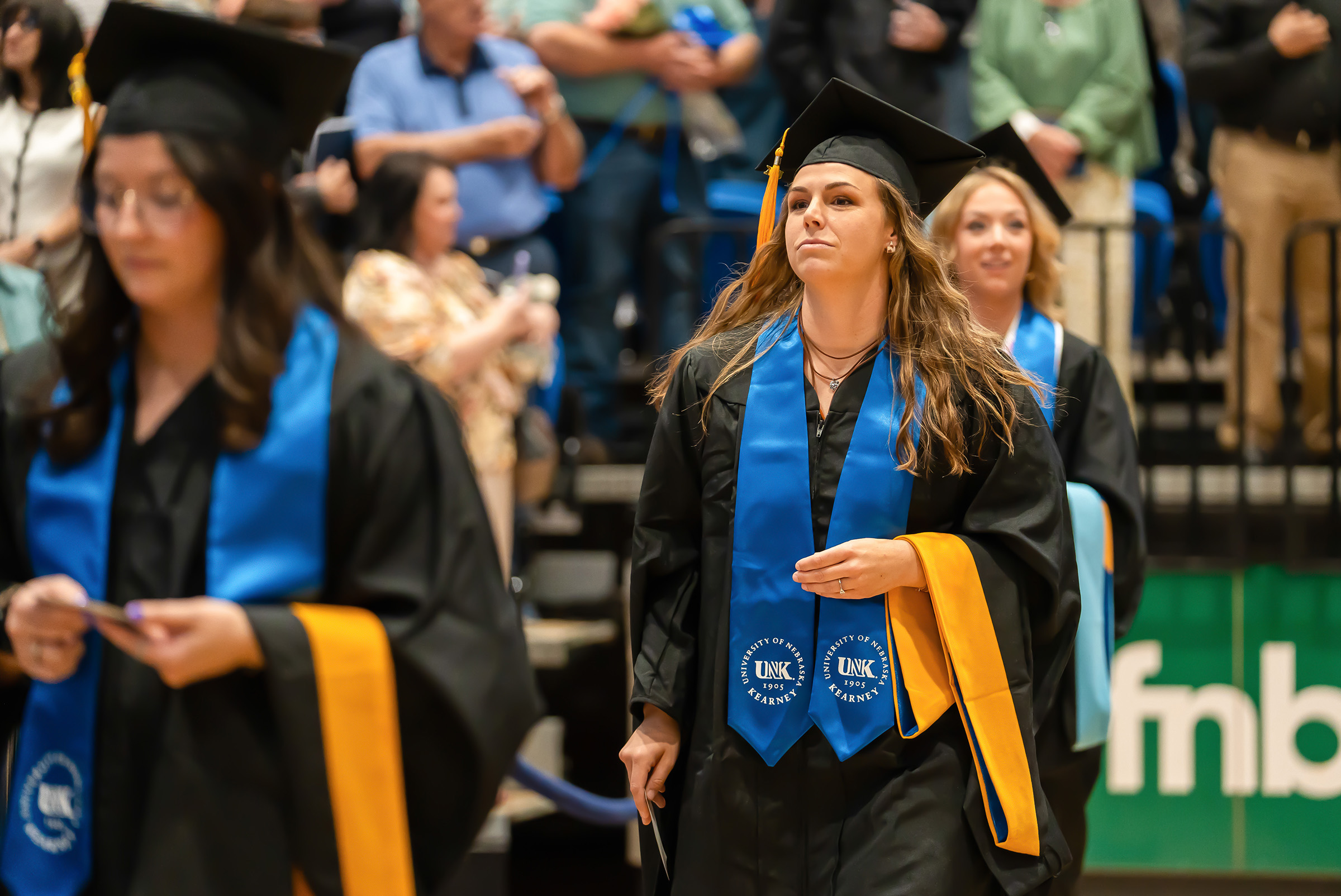 Leighlynn Towne is pictured during UNK's spring commencement.