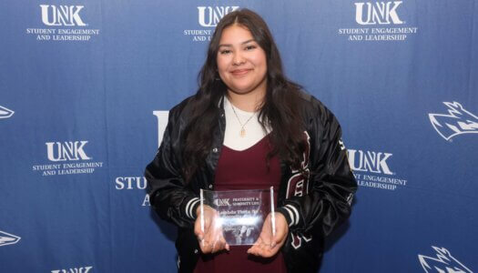Lambda Theta Nu receives the Outstanding Alumni Relations Award.