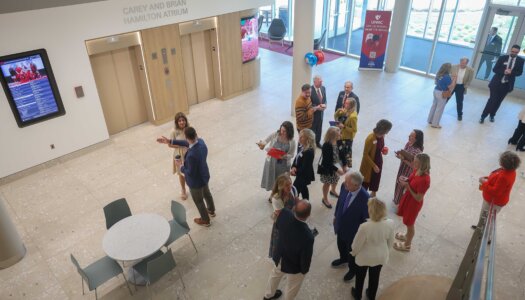 A look inside the Health Science Education Center II.