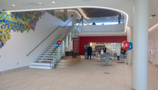 A look inside the Health Science Education Center II.