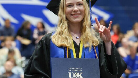 More than 700 students earn undergraduate and graduate degrees at UNK's commencement ceremony.